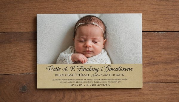 Magnet faire-part naissance : la touche originale pour annoncer l'arrivée